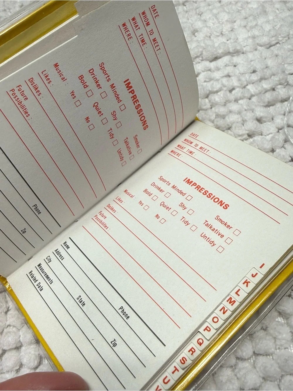 Vintage Woolworth My Date Book NOS Sealed Address Book Pocket Notebook Retro 69¢